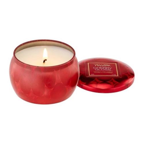 Cherry Gloss Voluspa Mini Tin Candle 25T Duftlys