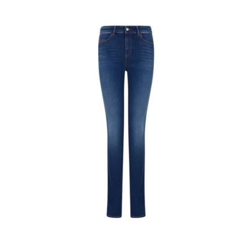 Høy Midje Skinny Leg Denim Jeans