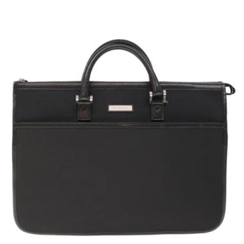 Pre-owned Fabric briefcases