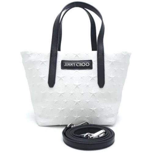 Pre-owned Hvit skinn Jimmy Choo Tote