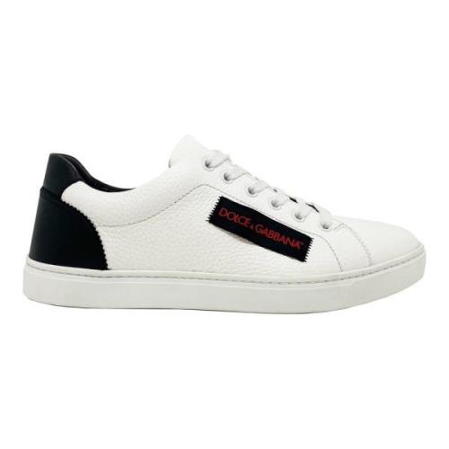 Hvite Skinn Sneakers Ss22