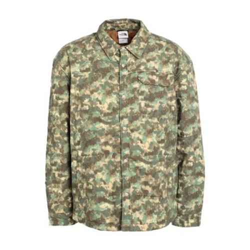 Camo Stuffed Shirt Jacket