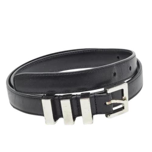 Pre-owned Leather belts