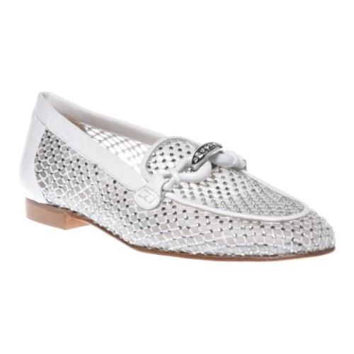 Loafer in white mesh