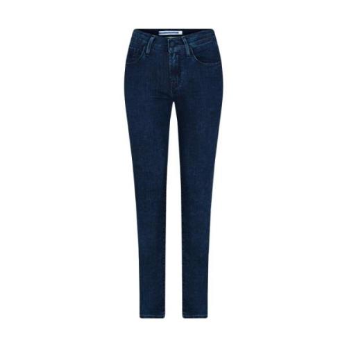 Blå Skinny Fit Jeans Made in Italy