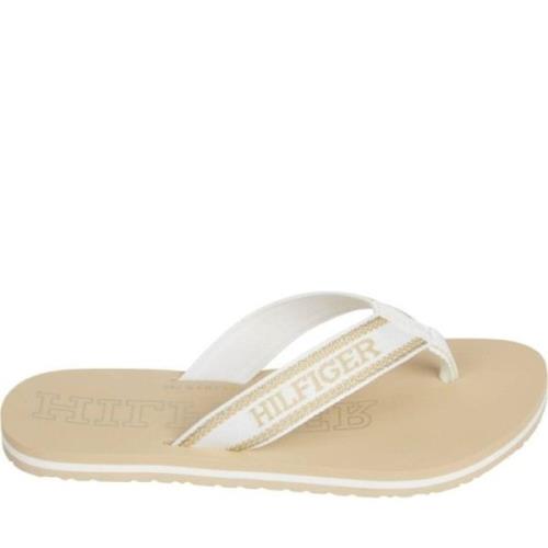 Beige Flip Flops Harvest Wheat Style