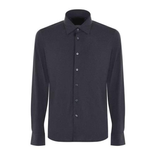 Stretch Oxford Jacquard Herreskjorte