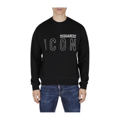 Svart Icon Outline Sweatshirt