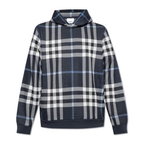 Checked hoodie