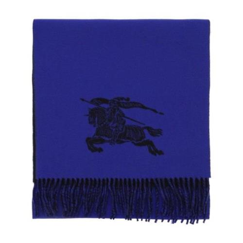 Vendbar Cashmere Skjerf med Equestrian Knight Design