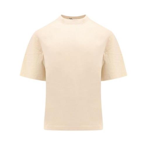 Beige Crew-neck T-shirt