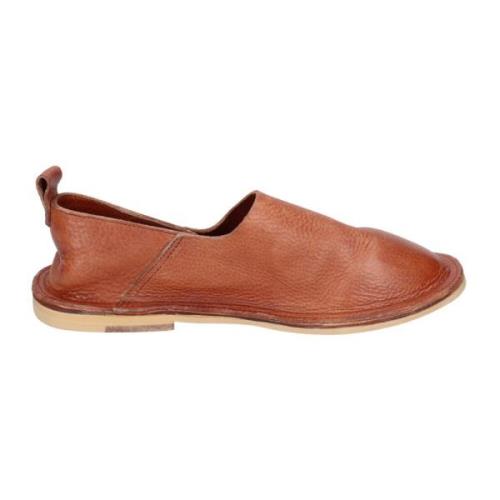 Vintage Slip-On Loafers i Skinn for Kvinner