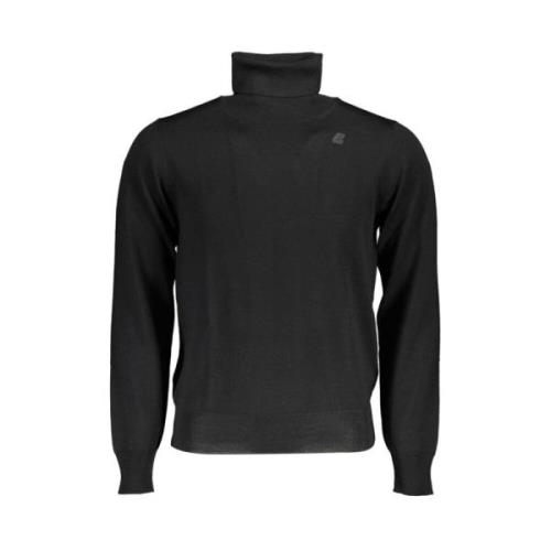 Ull Turtleneck Genser med Logo Detalj