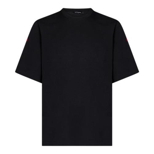 Svart Logo Crewneck T-skjorte Aw24