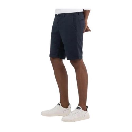 Denim Chinoshorts med Hyperflex Stretch