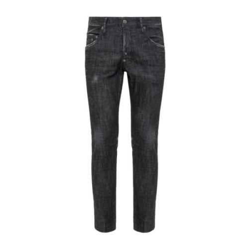 Svarte Jeans Ss22 Bomull Elastan