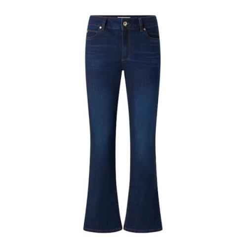 Høy Midje Slim Fit Flare Jeans