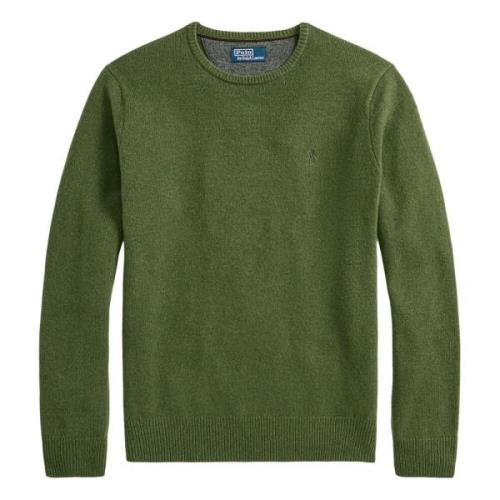 Klassisk Oliven Pullover