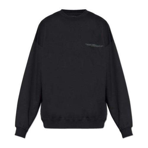 Sweatshirt med trykt logo