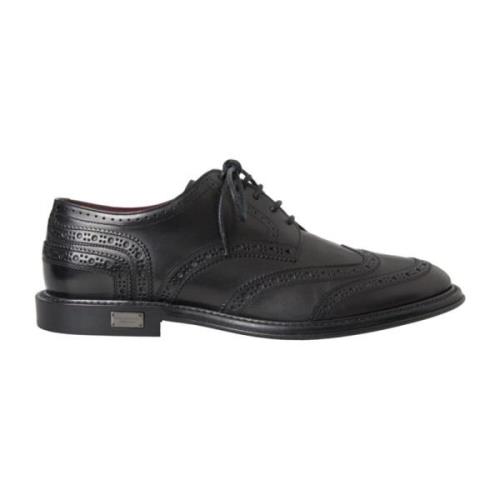 Sort Wingtip Oxford Formelle Sko