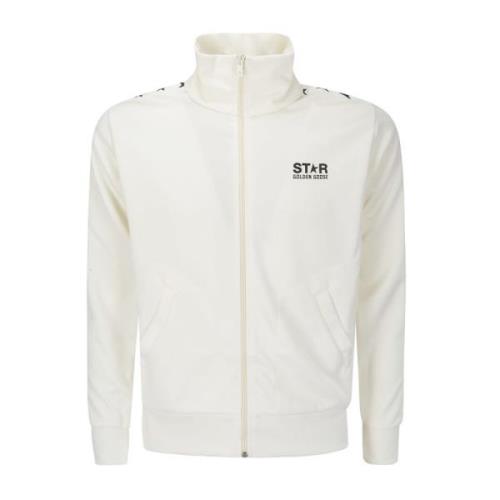 Svart Logo Sweatshirt med Stjerner