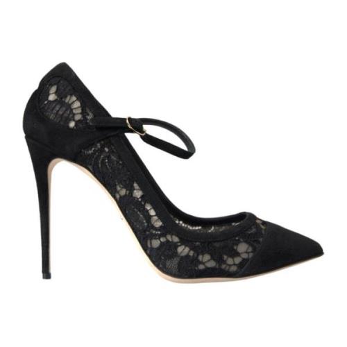 Svart Blonder Mary Jane Pumps Sko