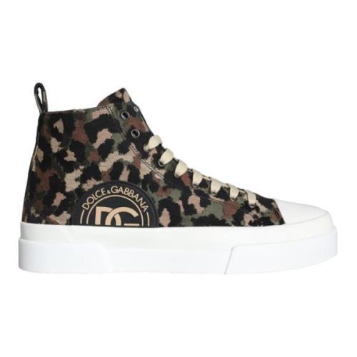 Multifarget Camouflage High Top Sneakers