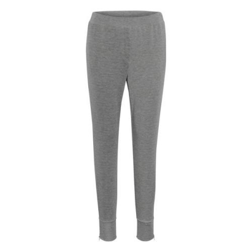 Mørk Grå Melange Sweat Pant