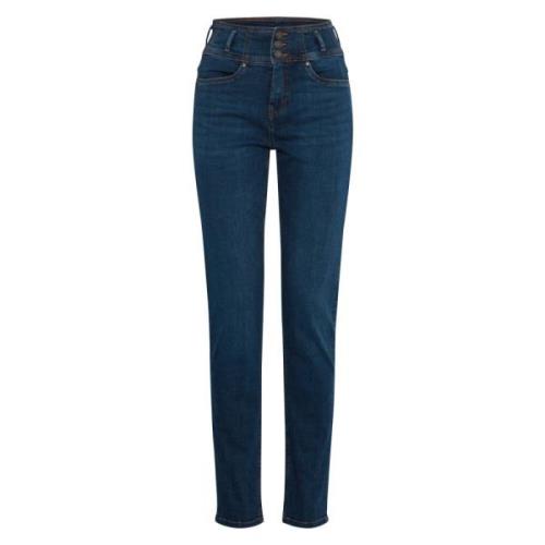 Mørk Blå Denim Slim Fit Jeans