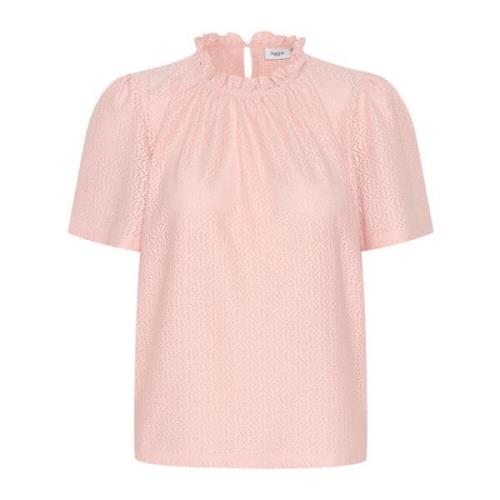 Feminin Jovitasz Bluse med Volang