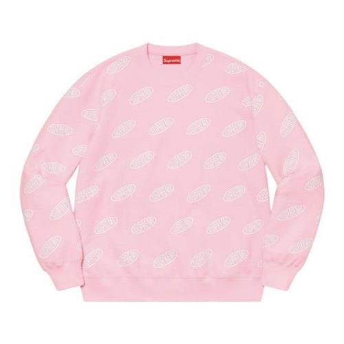 Vendbar Lys Rosa Crewneck Genser