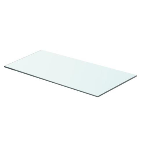 vidaXL Hyllepanel klart glass 60x25 cm