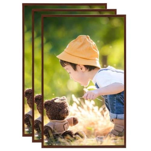 vidaXL Fotorammekollasje for bord 3 stk bronse 10x15 cm MDF