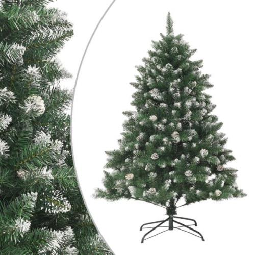 vidaXL Kunstig juletre med stativ 120 cm PVC