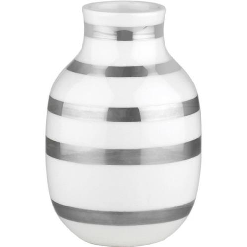 Kähler Omaggio Vase 125 mm Sølv