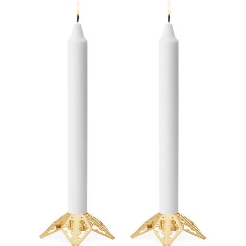 Georg Jensen 2022 Lysestake, 2 stk, gull