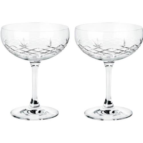 Frederik Bagger Crispy Gatsby champagneglass, 2 stk. klar