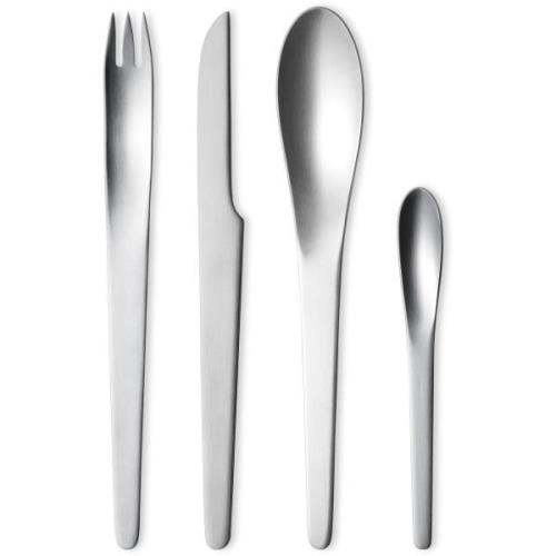 Georg Jensen Bestikksett 4-deler Matt