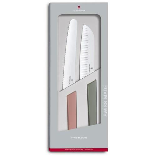 Victorinox Swiss Modern Santoku- og Brødkniv