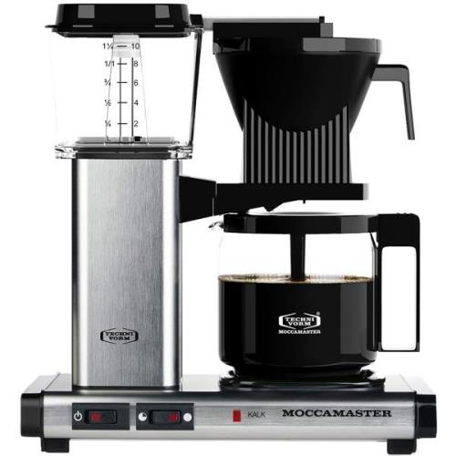 Moccamaster Automatic S Kaffemaskin, Brushed Silver