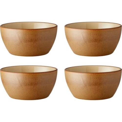 Bitz Skål 12 cm 4-pack, wood/sand