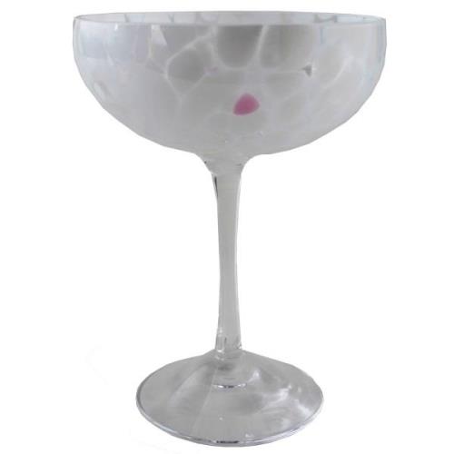 Magnor Swirl champagneglass 22 cl, hvit