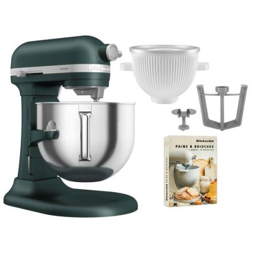 KitchenAid Artisan 5KSM70SHXE kjøkkenmaskin 6,6 liter + 5KSMICM Ice Cr...