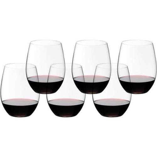 Riedel O Wine Tumbler Cabernet/Merlot vinglass 6-pakning 20-årsjubileu...