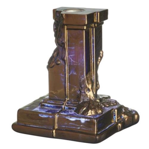 Kosta Boda Rocky Baroque lysestake 150 mm, glossy glaze