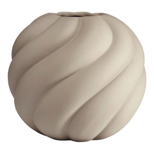 Cooee Design Vase Twist Ball 12 cm, sand