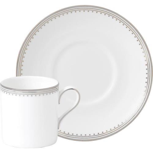 Wedgwood - Vera Wang Grosgrain kaffekopp & asjett