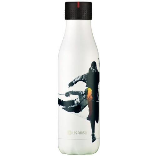 Les Artistes - Bottle up termoflaske 0,5L hvit/multi sport