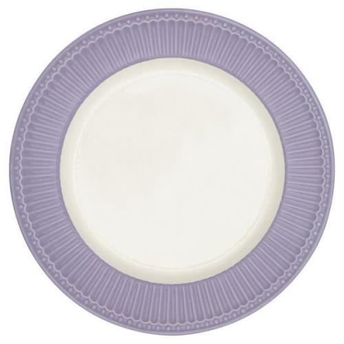 GreenGate - Everyday Alice tallerken 26,5 cm lavender