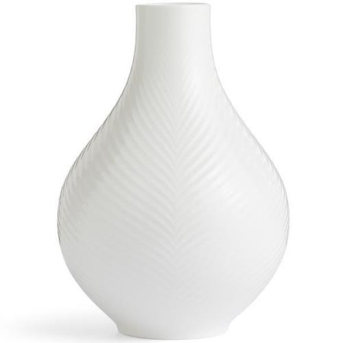 Wedgwood - White Folia pærevase 23 cm